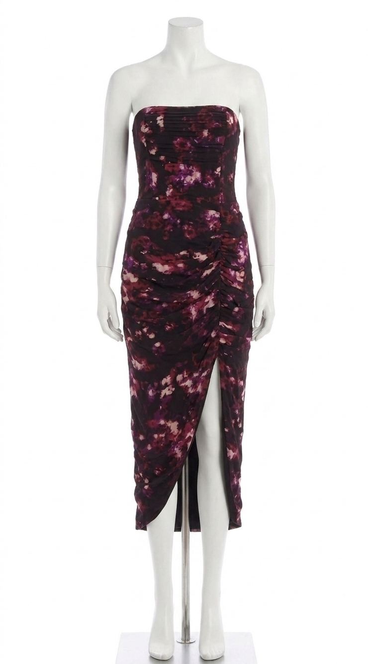 NEW GILNER FARRAR vera dress in moody floral